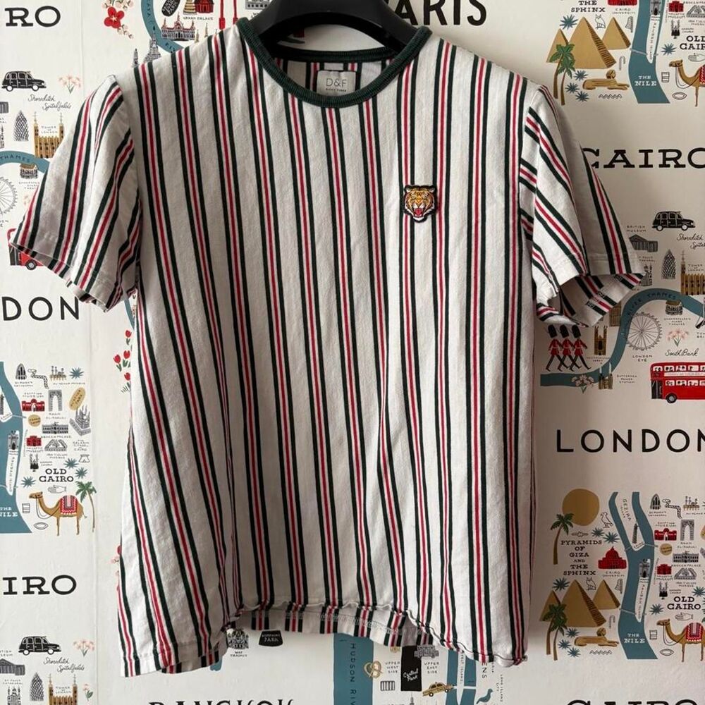Denim & Flower Ricky Singh Men's Striped T-shirt